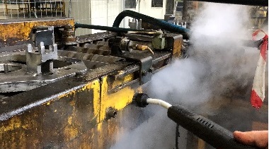 Nettoyage vapeur en industrie