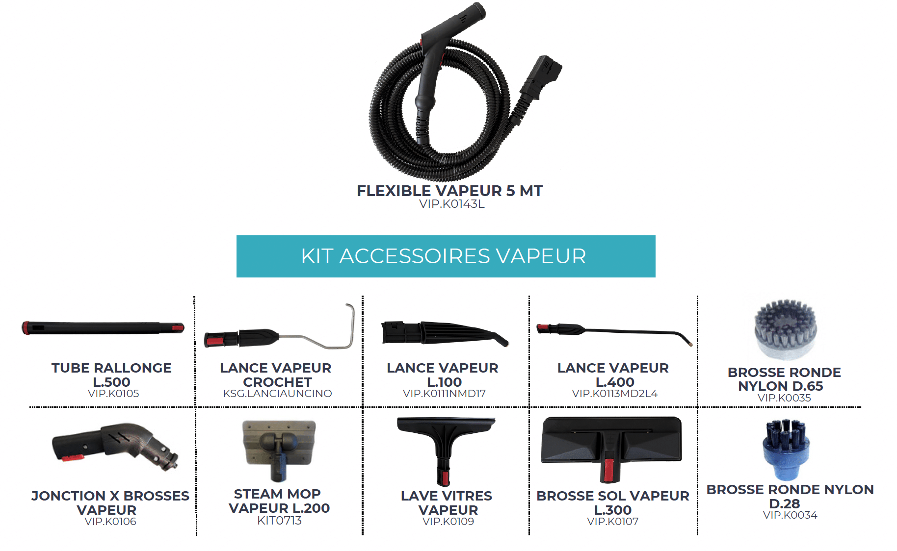 KIT accessoires vapeur C201A 2.0